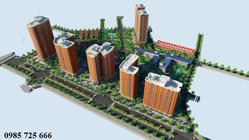 Phối cảnh khu đô thị mới Nghĩa Đô