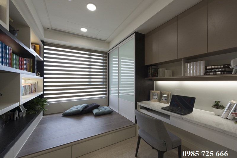 Thiết kế nội thất phòng làm việc chung cư Oriental Plaza - 16 Láng Hạ - Ba Đình