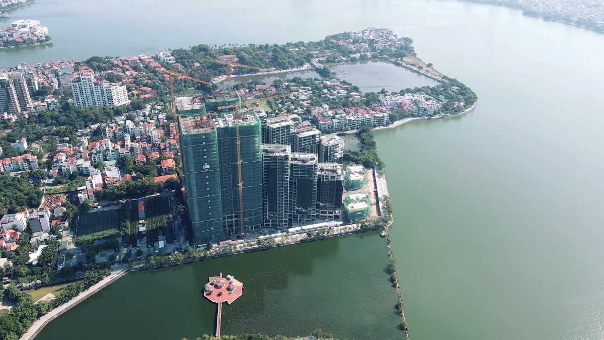 Ảnh thực tế dự án Sun Grand City 58 Quảng An - Tây Hồ