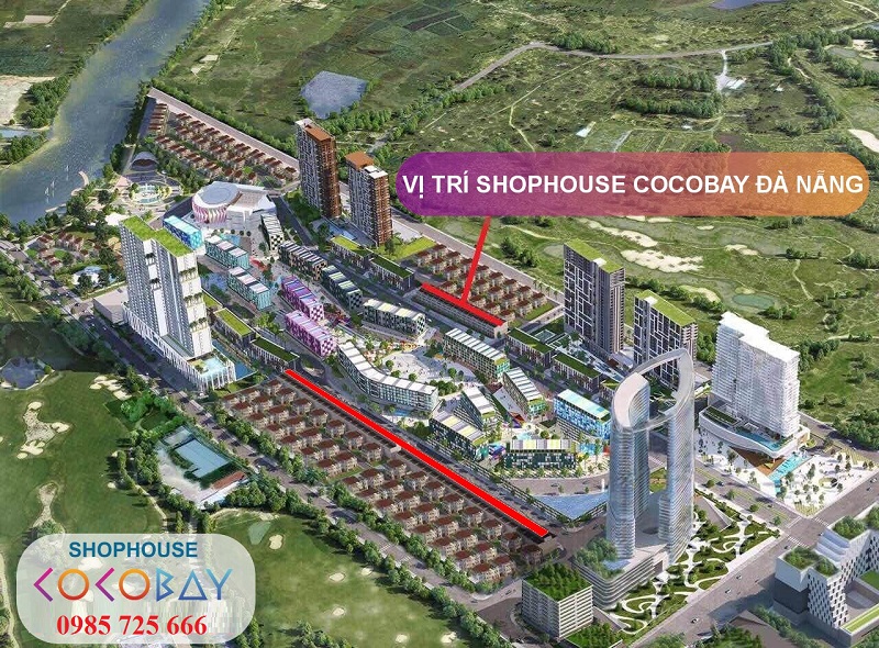 Vị trí dự án shophouse Cocobay Đà Nẵng 2019