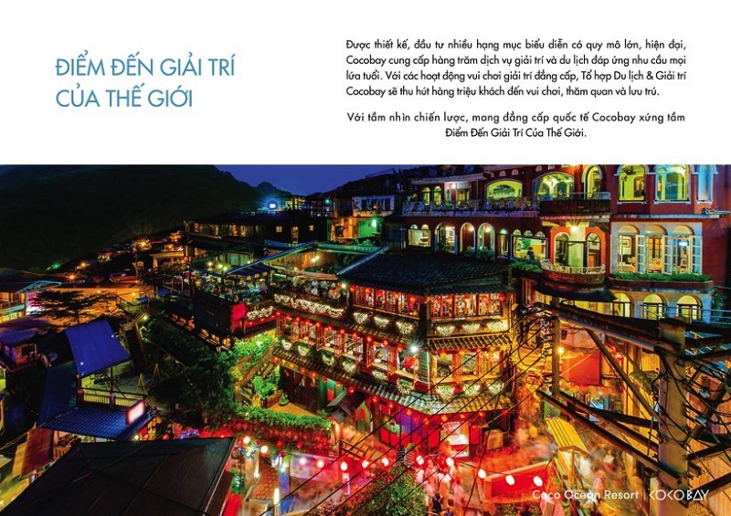 Vui chơi giải trí dự án biệt thự - shophouse Cocobay Đà Nẵng 2019