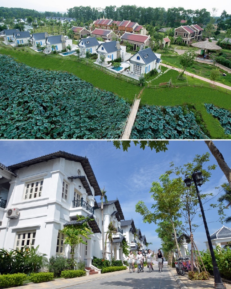 Ảnh thực tế 3 dự án Vườn Vua Resort Phú Thọ