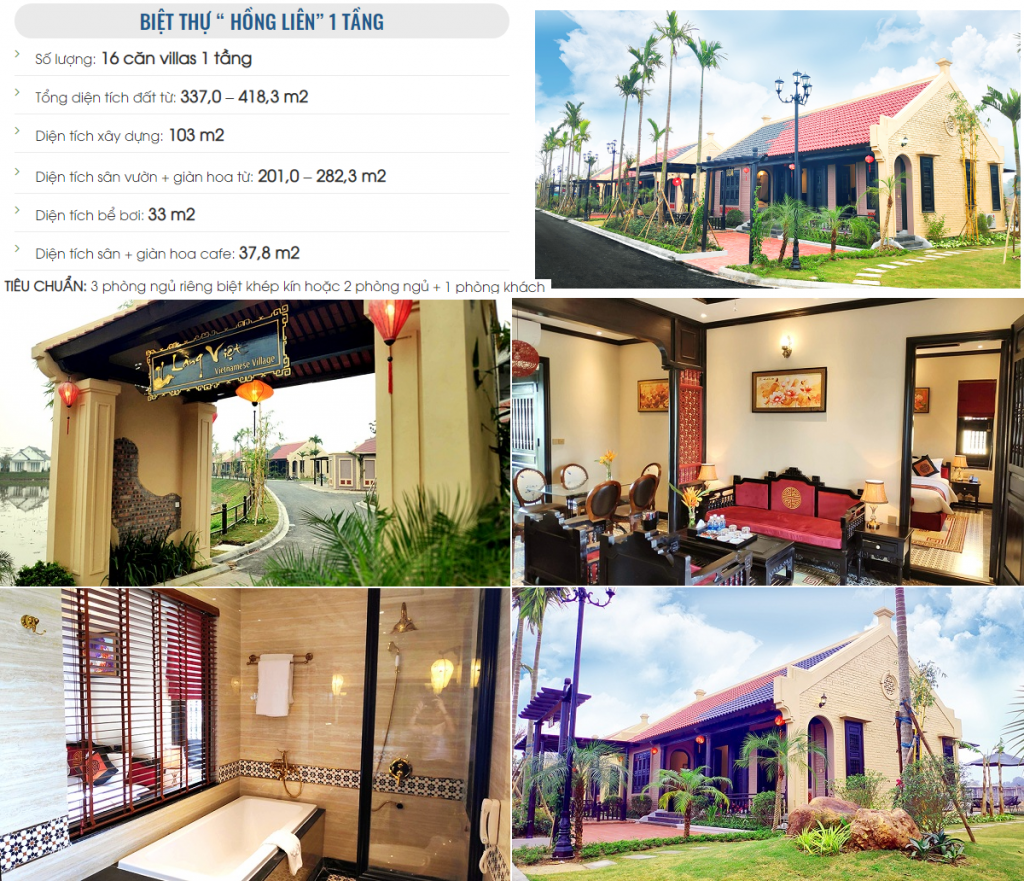 Biệt thự Hồng Liên Vườn Vua Resort and Villas Phú Thọ