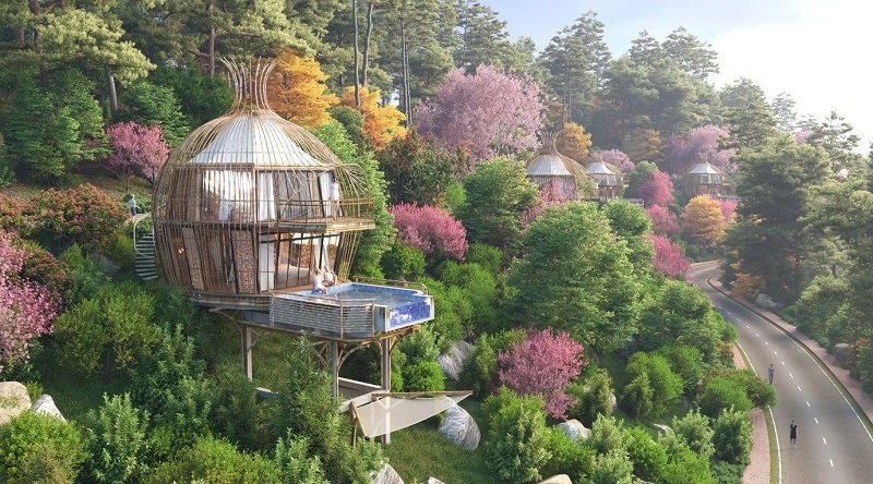 Mô hình 5 dự án Biệt thự nghỉ dưỡng Sakana Resort Hòa Bình