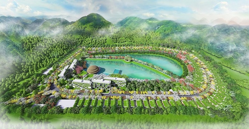Phối cảnh 2 dự án Vedana Cúc Phương Resort - Ninh Bình