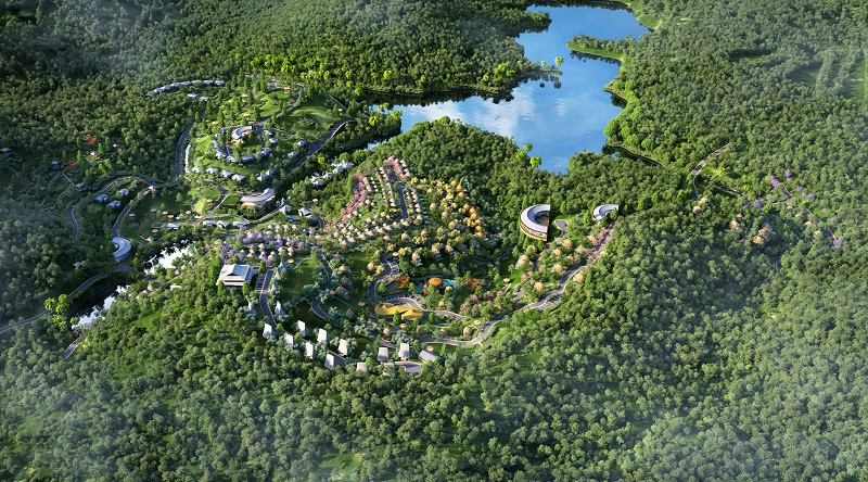 Phối cảnh 5 dự án Biệt thự nghỉ dưỡng Sakana Resort Hòa Bình