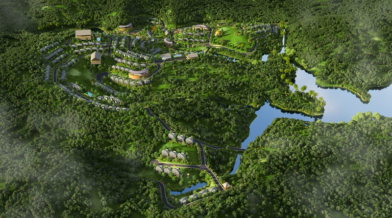 Phối cảnh 8 dự án Biệt thự nghỉ dưỡng Sakana Resort Hòa Bình
