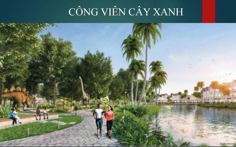 Công viên cây xanh dự án Emerald Bay Hoành Bồ - Hạ Long