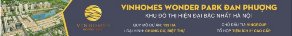 Banner dự án Vinhomes Wonder Park Đan Phượng