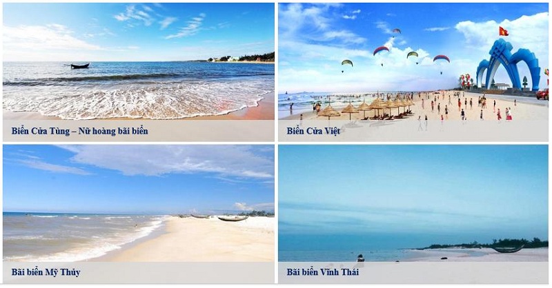 Ảnh chụp thực tế bãi biển đẹp Quảng Trị