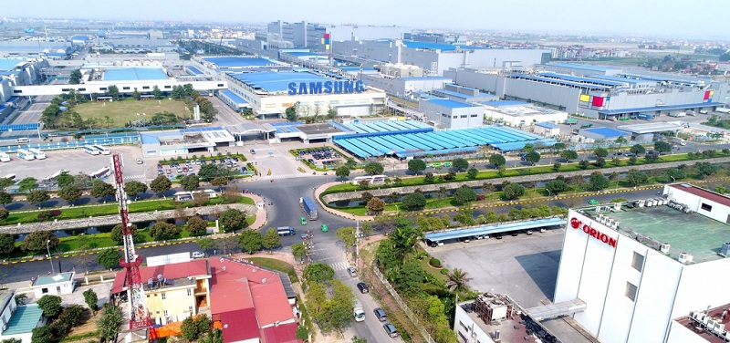 Samsung Khu công nghiệp Yên Phong (Bắc Ninh) cạnh Dũng Liệt Green City