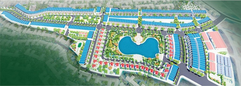 Phối cảnh dự án Phố Thắng Central Park Hiệp Hòa - Bắc Giang