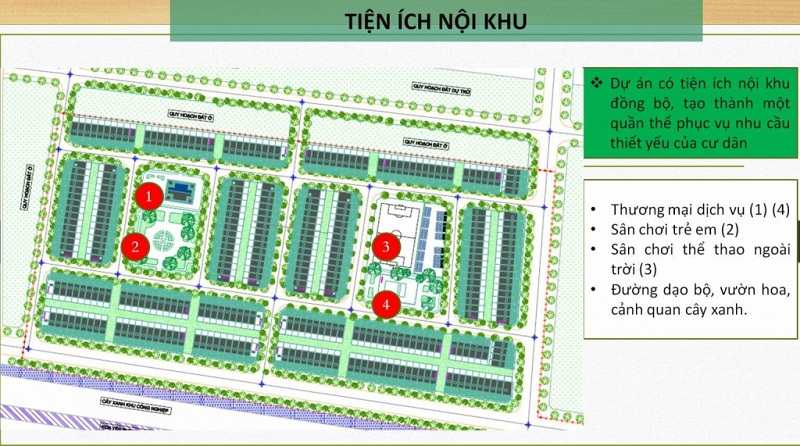 Tiện ích dự án Dũng Liệt Green City - Bắc Ninh