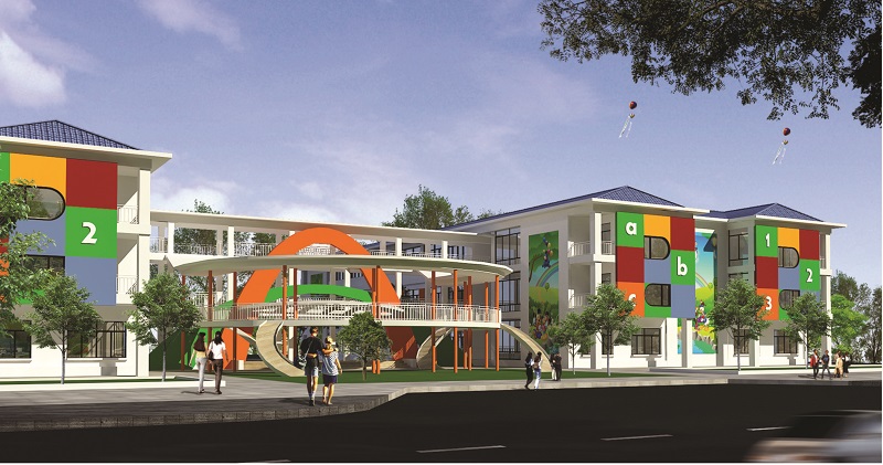 Trường mầm non dự án Mê Linh Vista City 2020