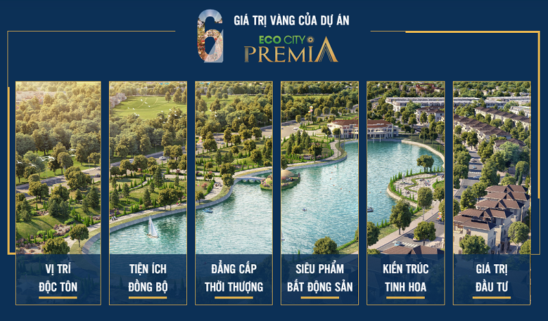 6 giá trị vàng dự án Eco City Premia Buôn Ma Thuột
