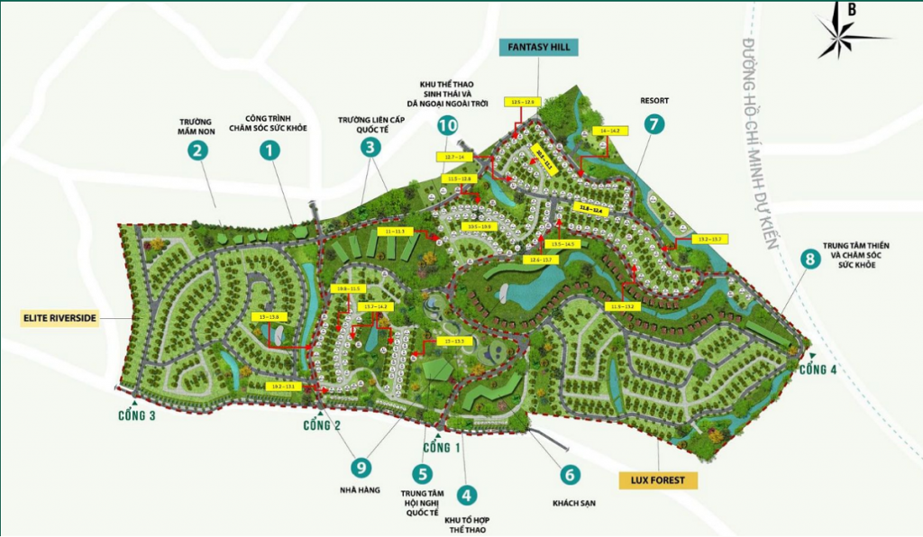 Bản đồ giá đất dự án Legacy Hill Lương Sơn - Hòa Bình