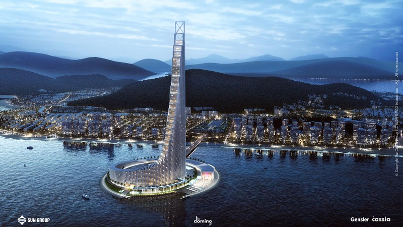 Phối cảnh 5 dự án Domino Hạ Long 99 tầng của Sungroup