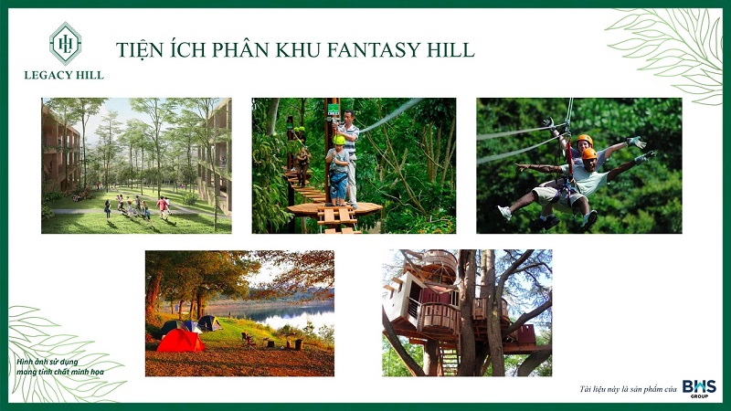 Tiện ích phân khu Fantasy Hill dự án Legacy Hill Lương Sơn - Hòa Bình