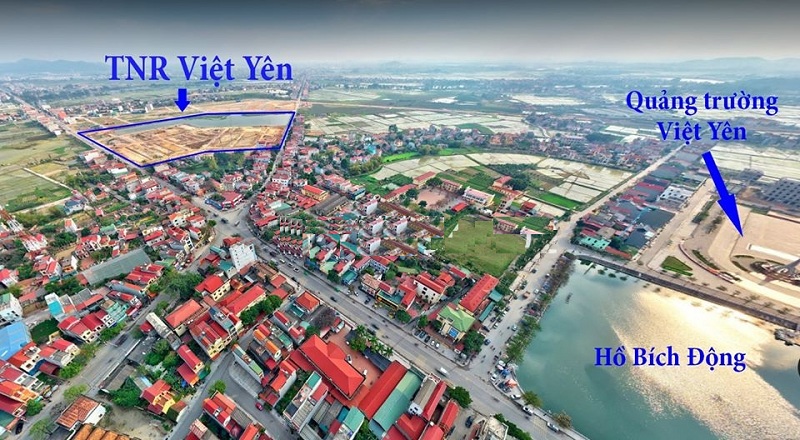 Flycam dự án Khu đô thị TNR Star Bích Động - Việt Yên - Bắc Giang