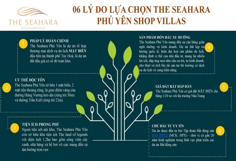 6 lí do nên đầu tư dự án The Seahara Tuy Hòa - Phú Yên