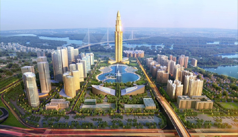 Phối cảnh dự án thành phố thông minh BRG - Sumitomo Đông Anh