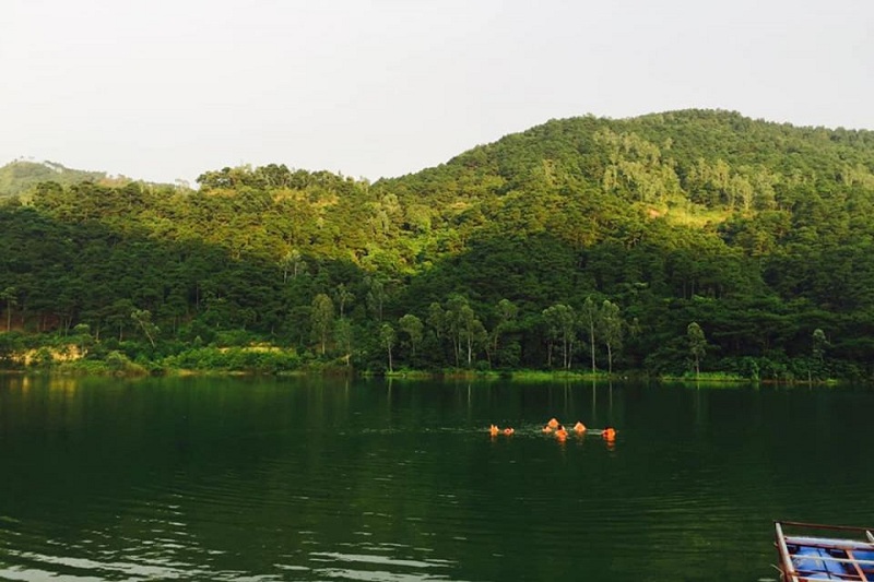 Hình ảnh thực tế Hồ Đồng Chanh 2 dự án nghỉ dưỡng La Saveur Lương Sơn - Hòa Bình