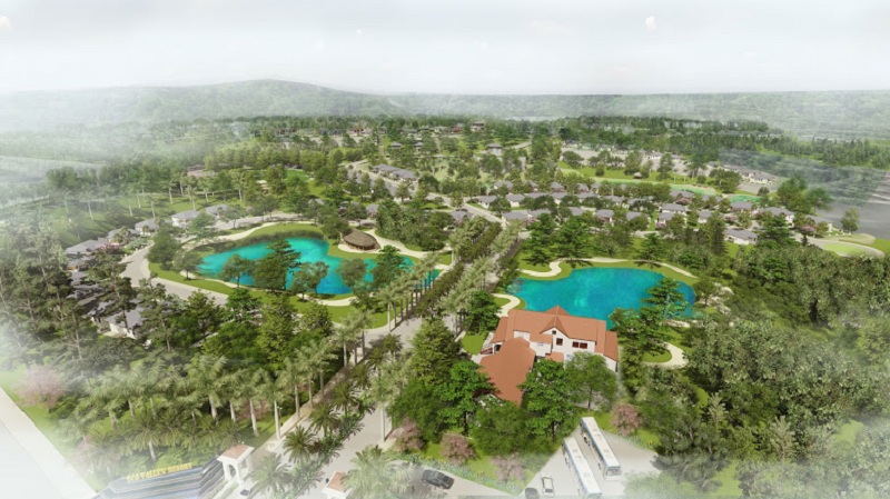 Phối cảnh 3 dự án nghỉ dưỡng La Saveur Hồ Đồng Chanh - Lương Sơn - Hòa Bình