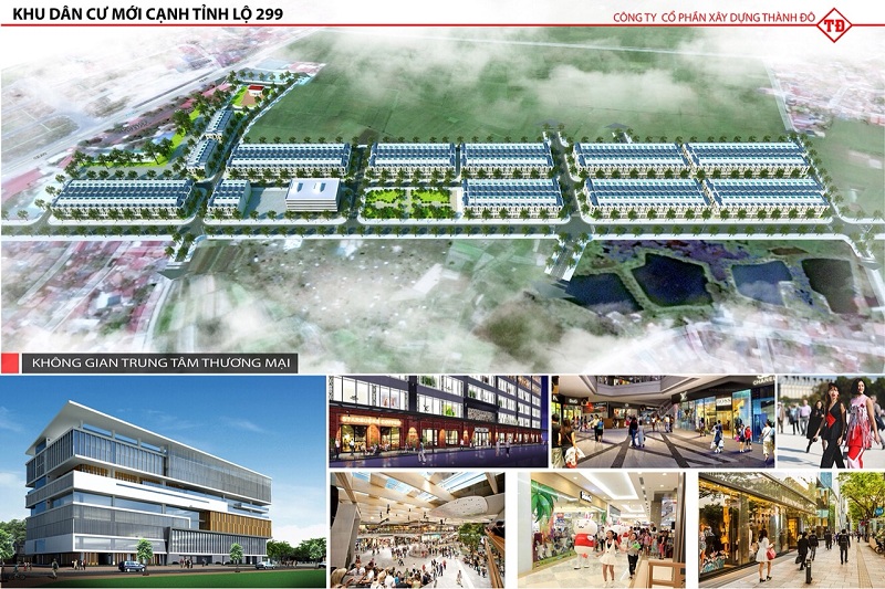 Trung tâm thương mại dự án Khu đô thị Dĩnh Trì - Bắc Giang