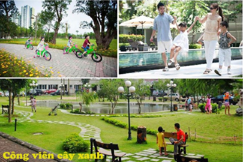 Công viên cây xanh dự án Khu Đô Thị Đình Trám Sen Hồ - Bắc Giang