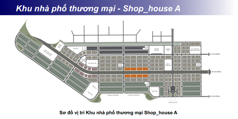 Khu Shophouse - Nhà phố thương mại A khu đô thị Phương Đông