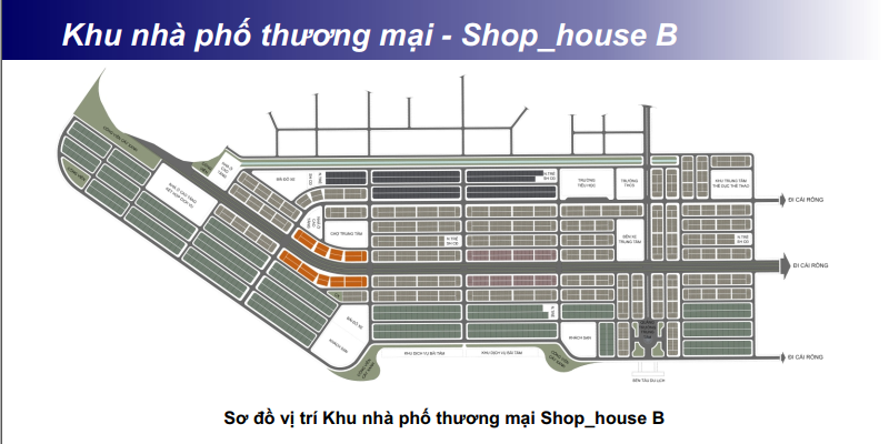 Khu Shophouse - Nhà phố thương mại B khu đô thị Phương Đông