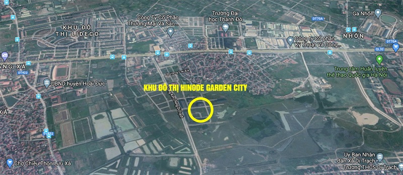 Vị trí dự án Hinode Garden City Kim Chung - Di Trạch - Hoài Đức
