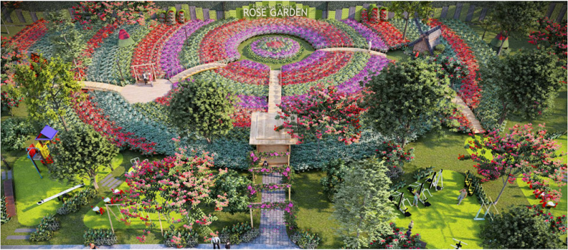 Vườn hoa hồng Hanaka Paris Ocean Park Từ Sơn - Bắc Ninh
