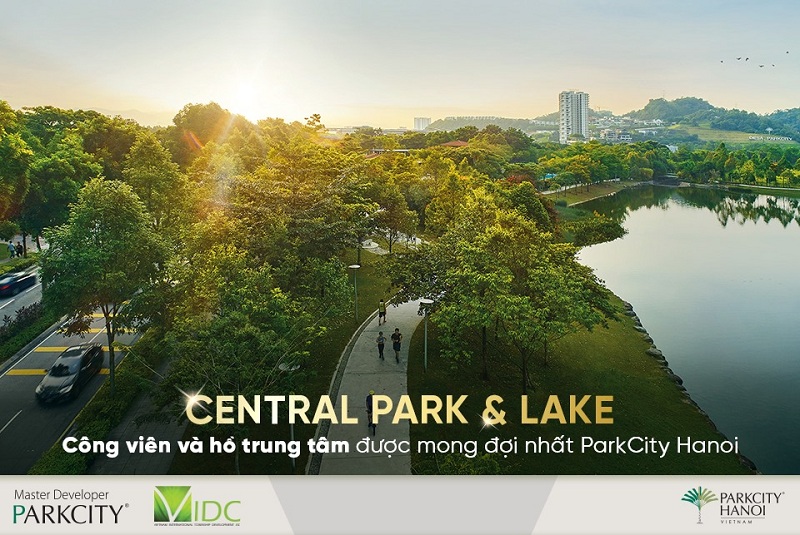 Công viên hồ điều hòa khu đô thị Park City Hà ĐôngCông viên hồ điều hòa khu đô thị Park City Hà Đông