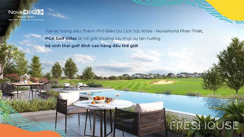 Tiện ích đỉnh cao PGA Golf Villa dự án Novaworld Phan Thiết - Bình Thuận