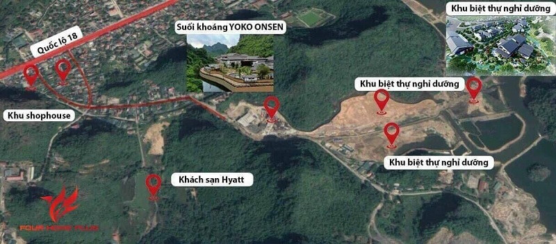 Kết nối dự án Sun Quang Hanh Yoko Onsen Villa