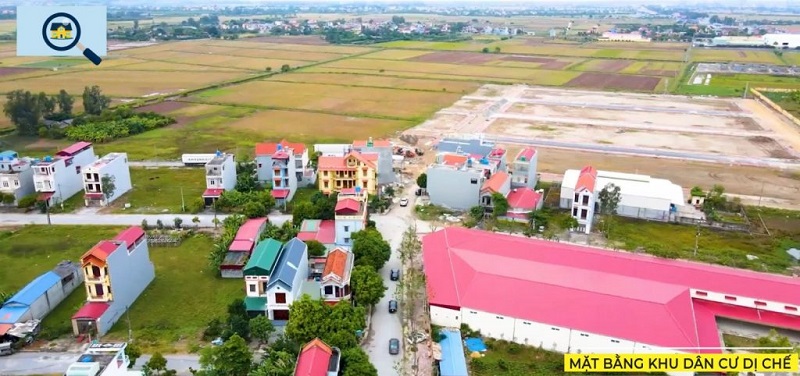 Flycam 2 khu đấu giá Dị Chế - Tiên Lữ - Hưng Yên