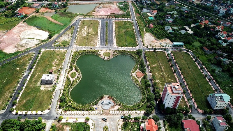 Hình ảnh thực tế 1 dự án Chí Linh Palm City - Trường Linh Hải Dương