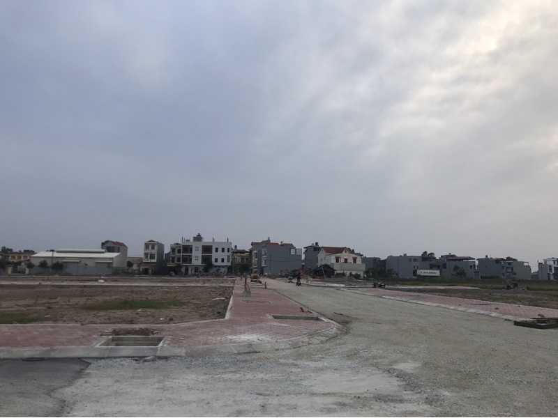 Hình ảnh thực tế hạ tầng 3 khu đấu giá Dị Chế - Tiên Lữ - Hưng Yên