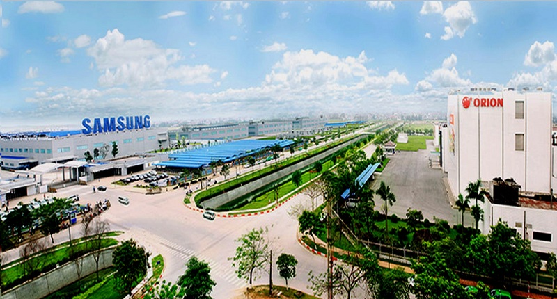 Nhà máy Samsung trong công nghiệp Yên Phong - Bắc Ninh