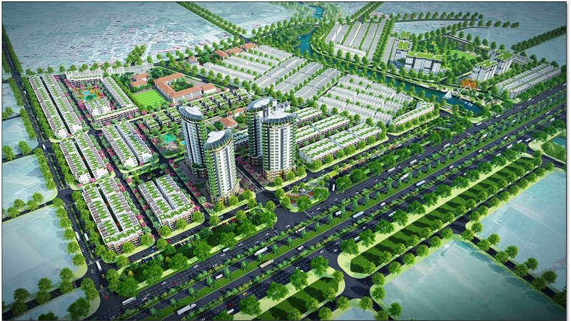 Phối cảnh dự án CEO Mê Linh - Hana Garden City
