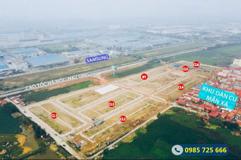 Flycam tiến độ đất nền Mẫn Xá - Long Châu - Yên Phong