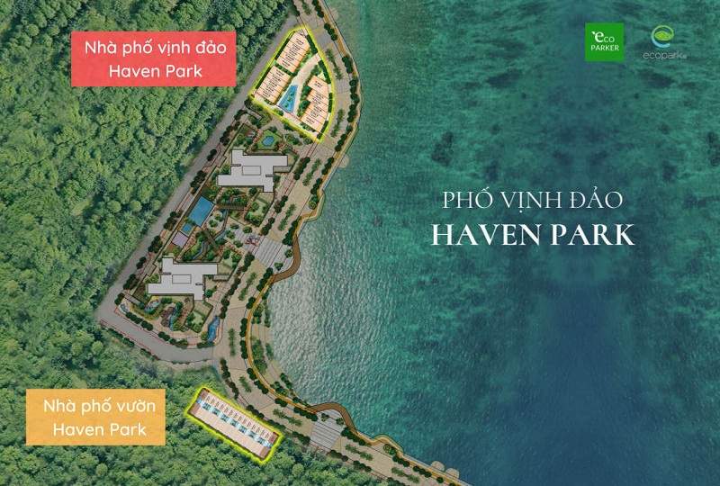 Quy hoạch dự án nhà phố Haven Park Ecopark