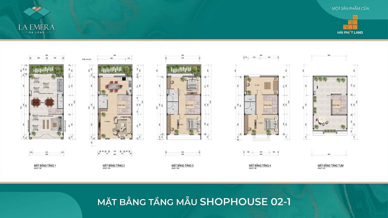 Thiết kế shophouse dự án La Emera Khe Cá - Hạ Long