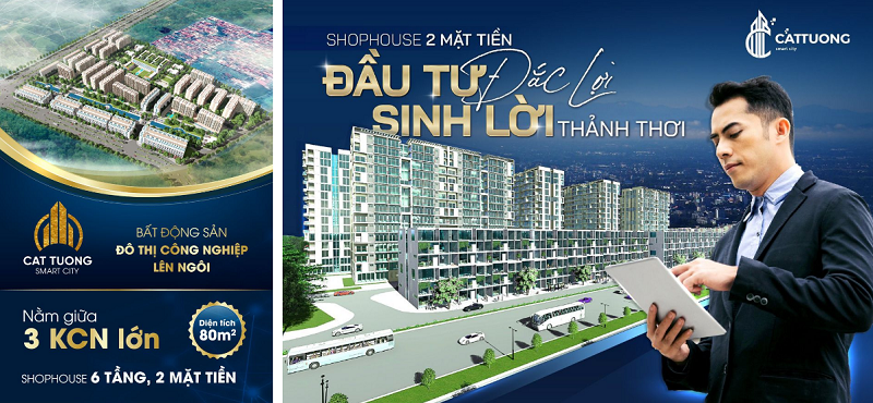 Chính thức mở bán dự án Shophouse Cát Tường Smart City Yên Phong