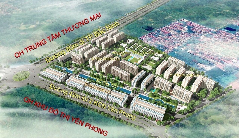 Quy hoạch Cát Tường Smart City Yên Phong - Bắc Ninh