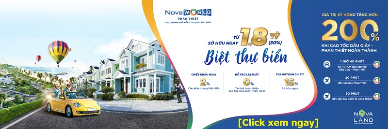 Mở bán biệt thự nghỉ dưỡng Novaworld Phan Thiết 3