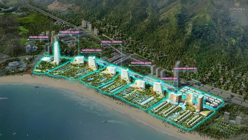 Quy hoạch tổng thể dự án Sonasea Harbor City Vân Đồn - CEO Group