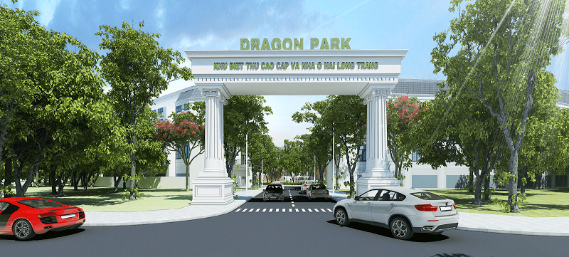 Cổng dự án Hải Long Trang - Dragon Park Văn Giang