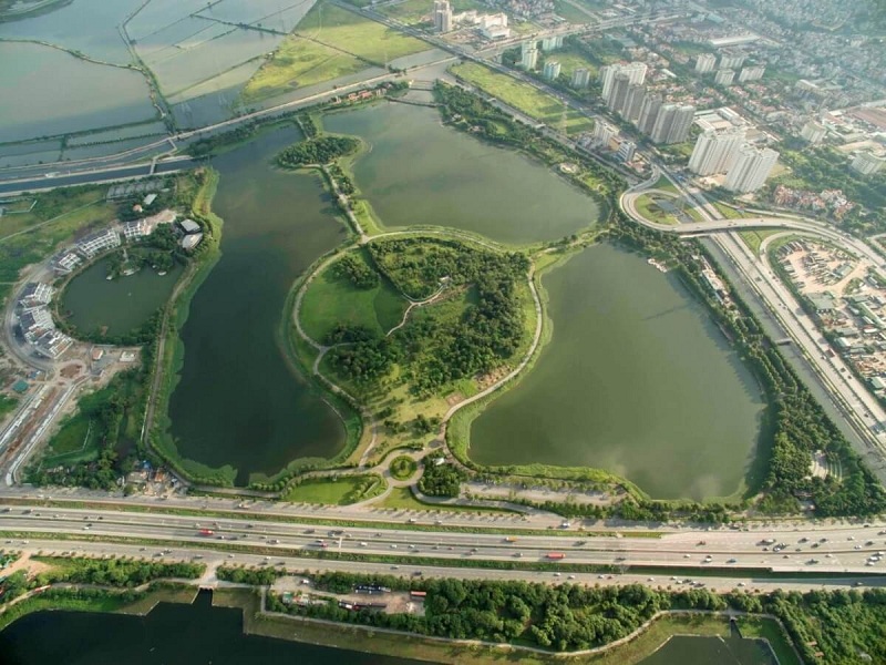 Công viên Yên Sở - Hoàng Mai rộng 323ha lớn nhất Hà Nội